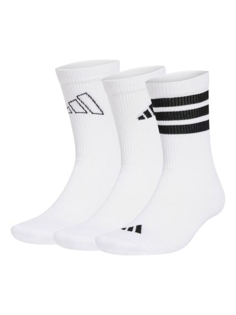 adidas Logo 3 Pack Socks 'White' JI6316