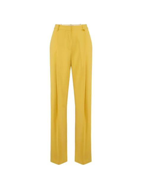 belt-loops tailored trousers