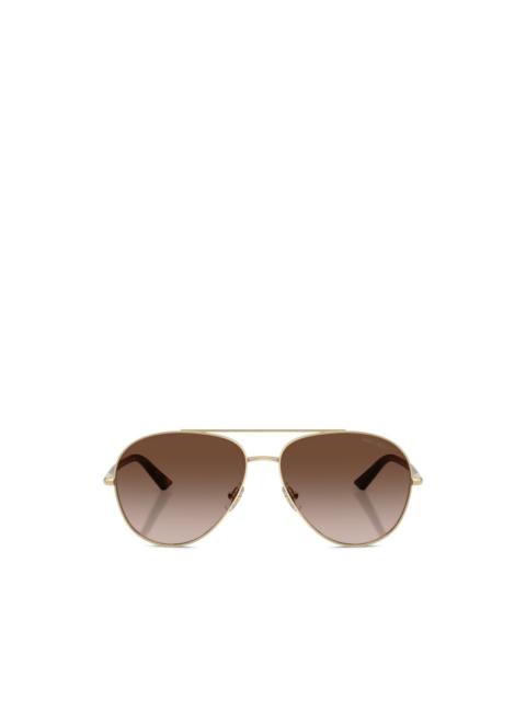 pilot-frame sunglasses