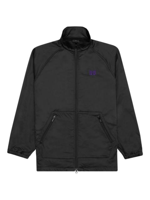 embroidered zip-front  jacket