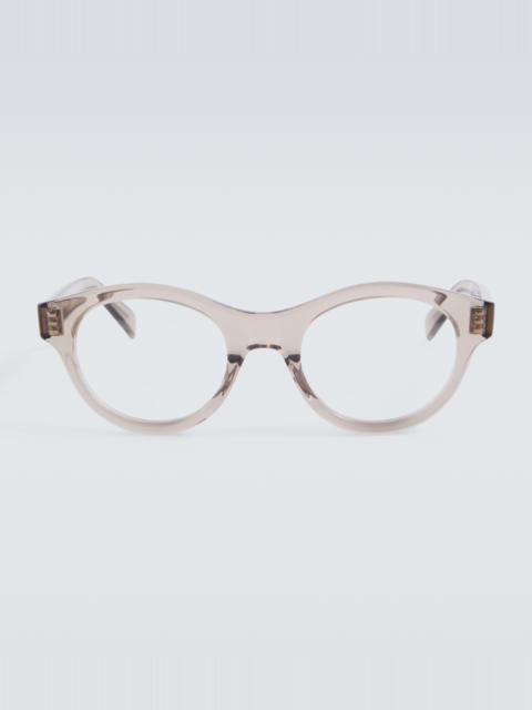 Bold 3 Dots round glasses