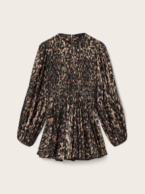 CHIA SMOCKED MINI DRESS