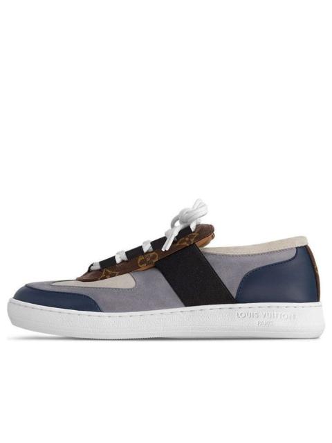 (WMNS) LOUIS VUITTON Lous Sneakers 'Blue Grey with Brown Monogram' 1ABUUP