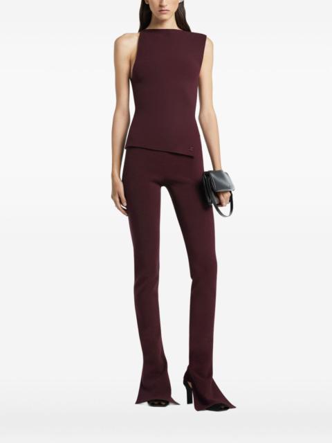 oblique interlock top