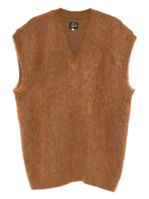 sleeveless wool gilet