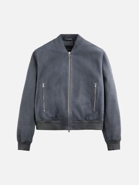 Bomber jacket in nubuck