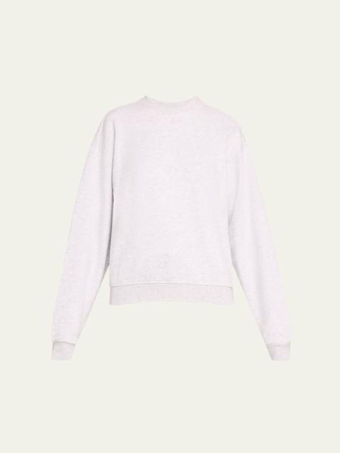 Cotton Fleece Crewneck Pullover