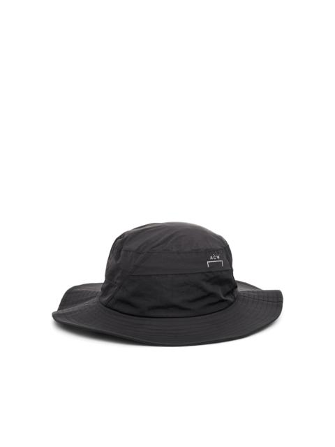 Utile Drawstring Bucket Hat in Black