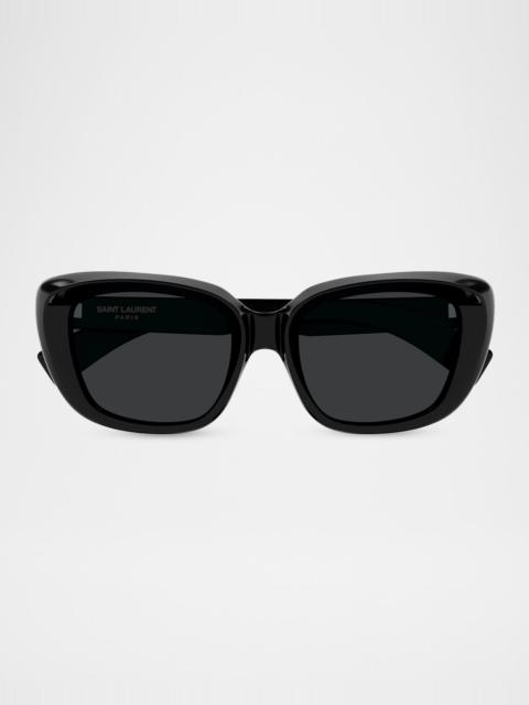 53mm Acetate Square Sunglasses