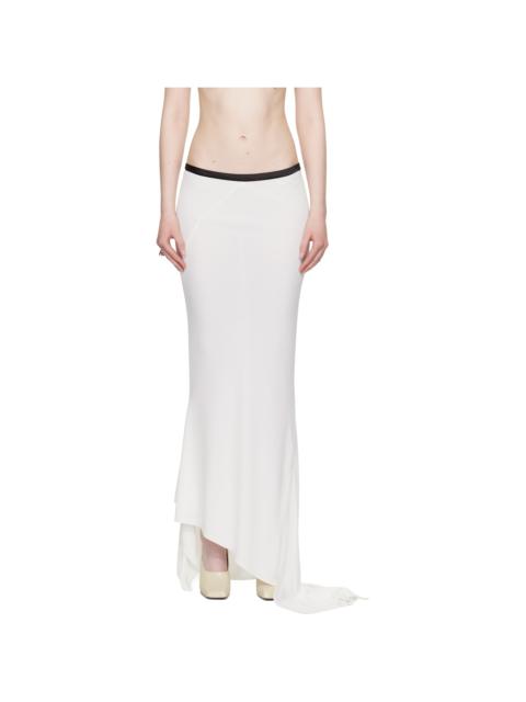 SSENSE Exclusive Bridal Capsule Asymmetric Fish Tail Maxi Skirt