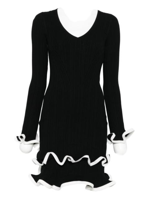 Avalon ruffled mini dress