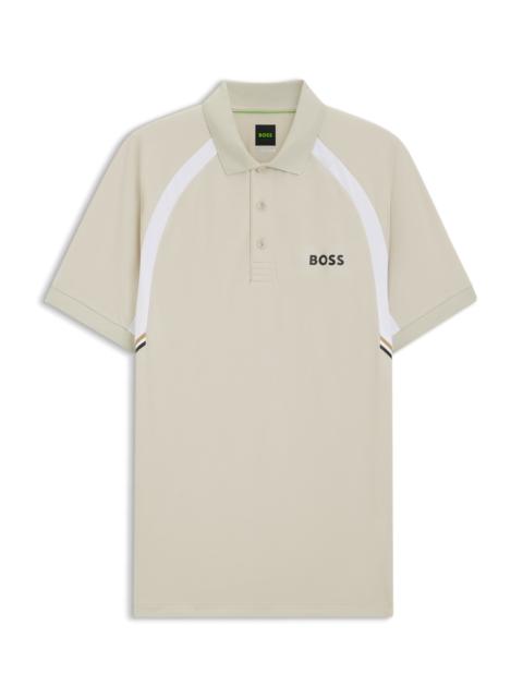 QUICK-DRY SLIM-FIT POLO SHIRT WITH FOUR-WAY STRETCH