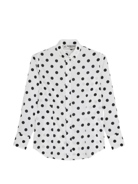 polka-dot shirt
