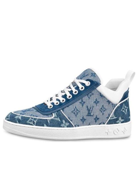 (WMNS) LOUIS VUITTON LV Boombox Monogram Sneakers Denim-Blue 1A8E3S