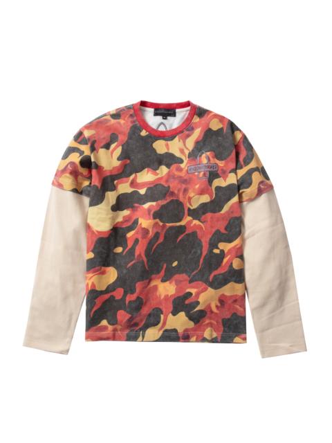 FLAME CAMO DOUBLE JERSEY
