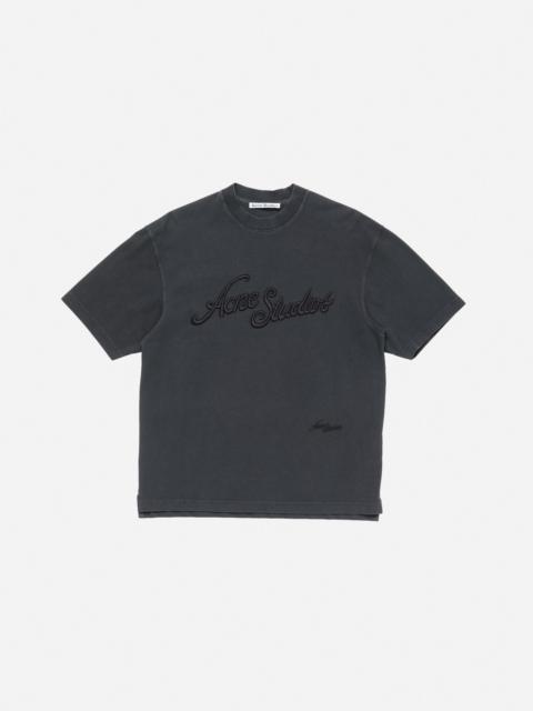 Logo t-shirt - Relaxed fit - Faded black