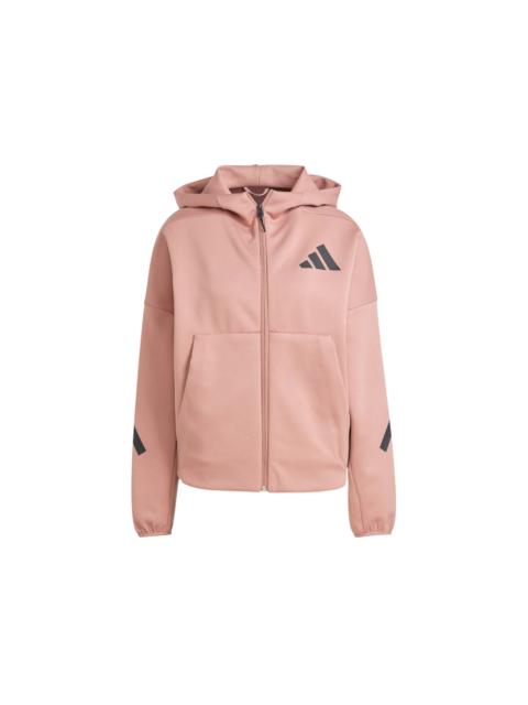adidas Z.N.E. Full-Zip Hoodie Warm Clay