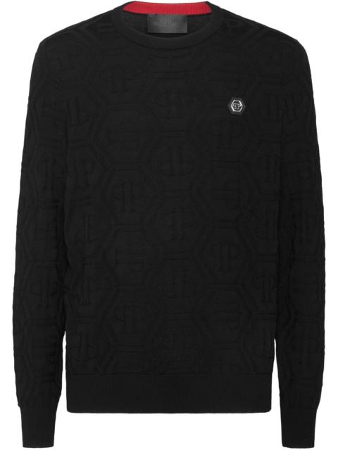 logo-patch sweatshirt