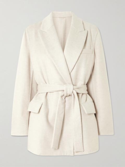 Belted Wool Blazer