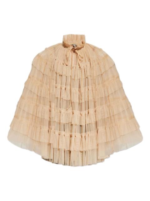 Aude ruffled tie top