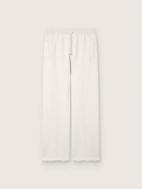 Star unisex sweatpants in gray melange fleece