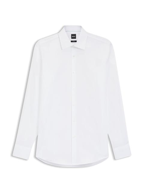 EASY-IRON SLIM-FIT SHIRT IN COTTON POPLIN