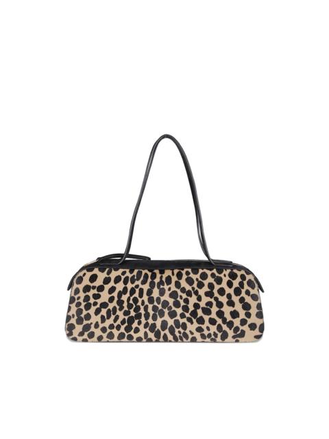 Simona animal-print shoulder bag
