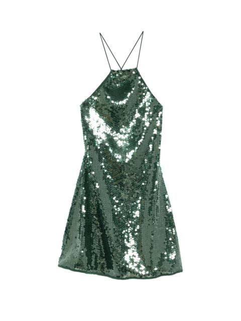 sequinmbellishment mini dress
