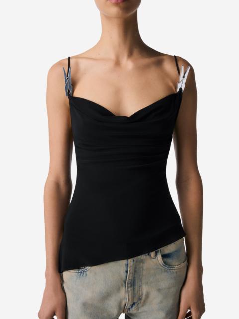 Draped Washing Clip Gala Top