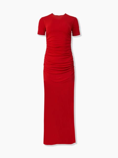 Ruched Jersey Column Dress