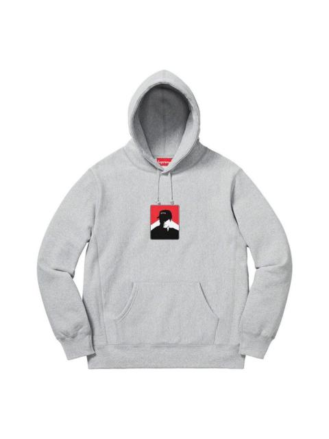 Supreme Portrait Hoodie 'Grey Red Black' SUP-FW20-014