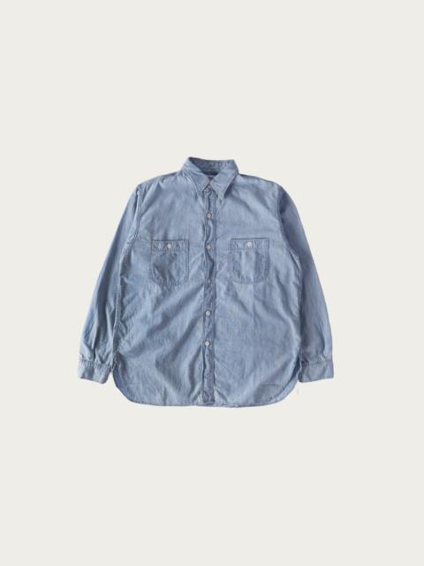 Relax Fit Chambray Work Shirt - Chambray Bleached