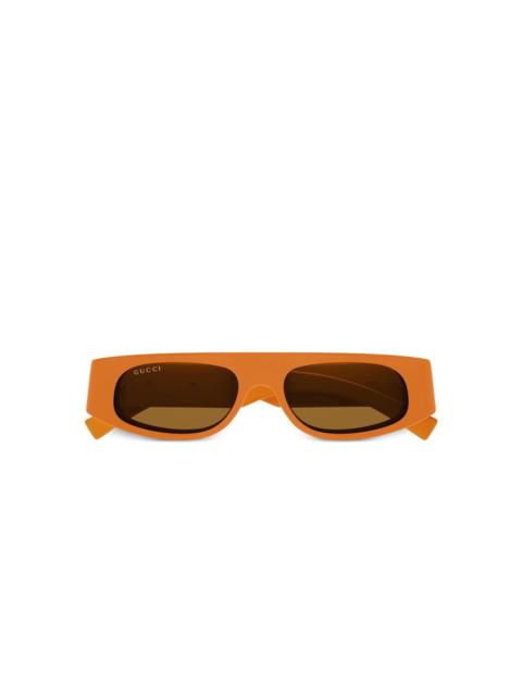 logo-lettering sunglasses