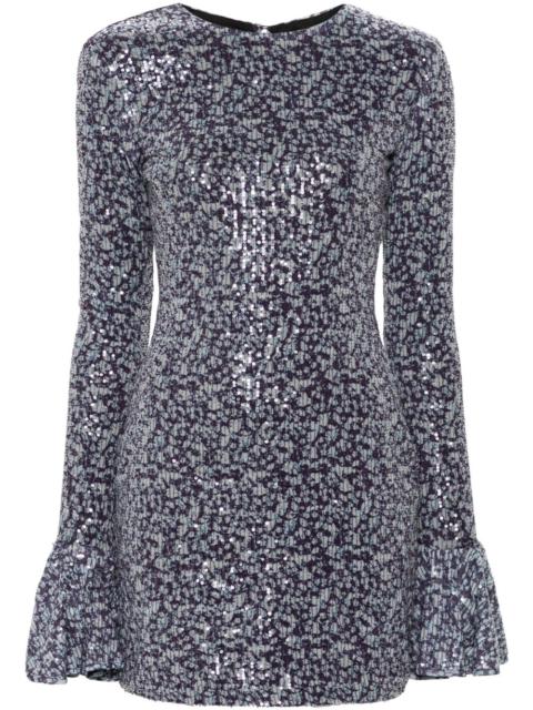 sequinned mini dress