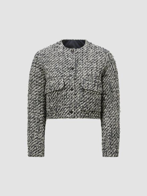 Dauphin Tweed Short Down Jacket