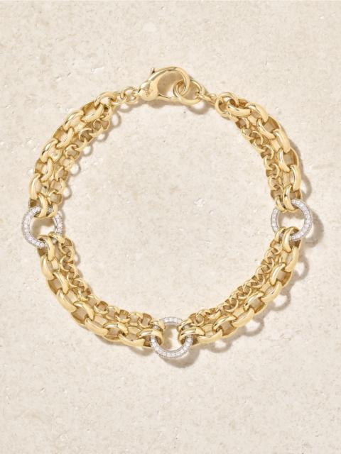 18-karat Gold Diamond Bracelet