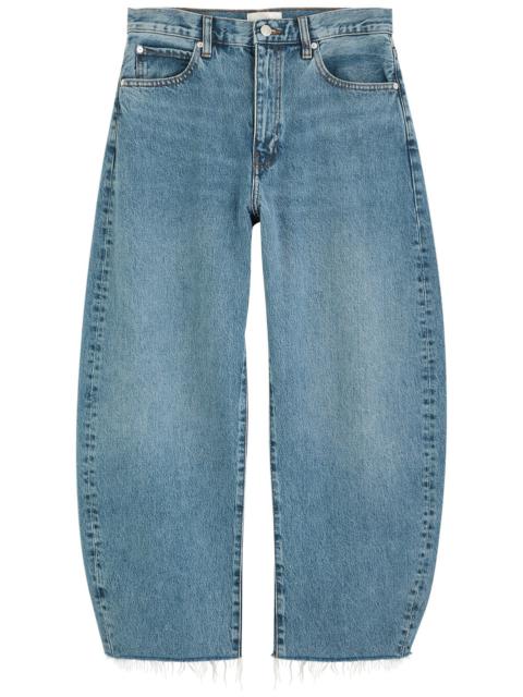 Frame The Bubble Crop Barrel-leg Jeans