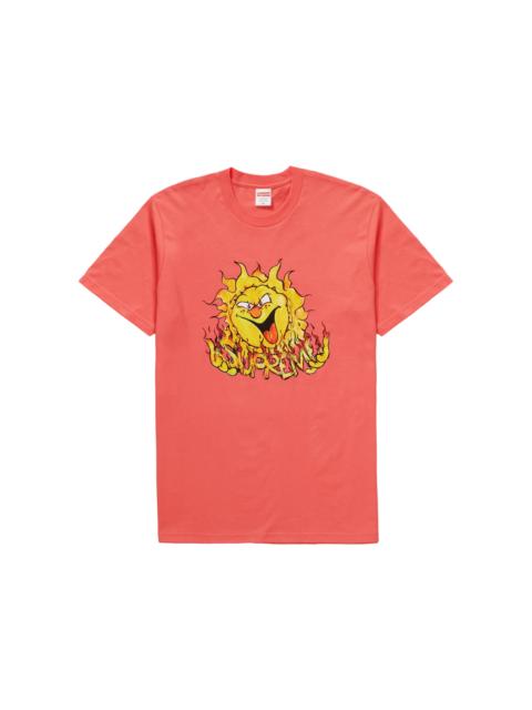 Supreme Sun Tee Bright Coral