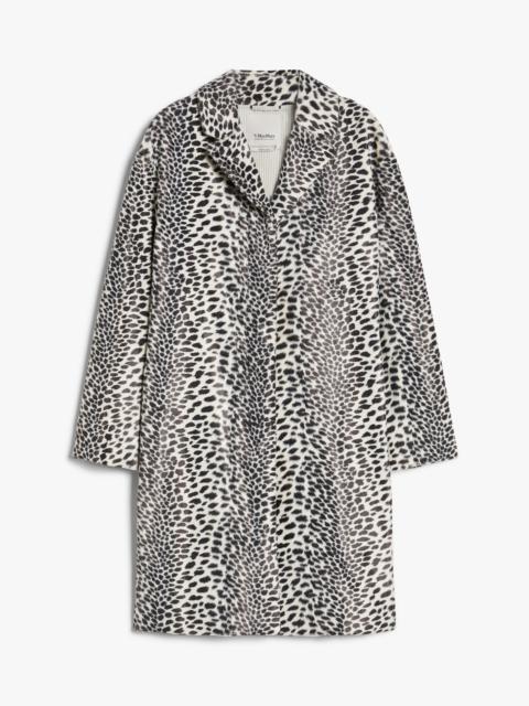 DANIA Patterned cotton coat