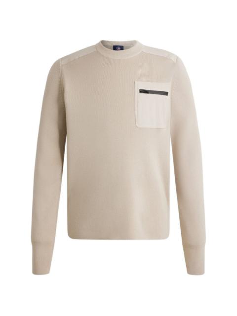 Tevan chest-pocket wool sweater