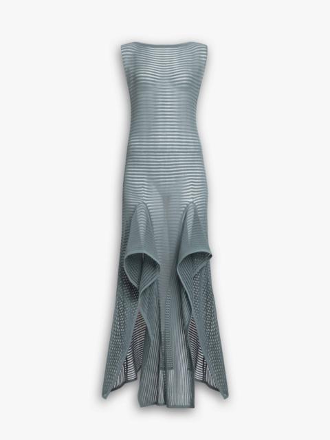 KNIT SHORT RUFFLE DRESS