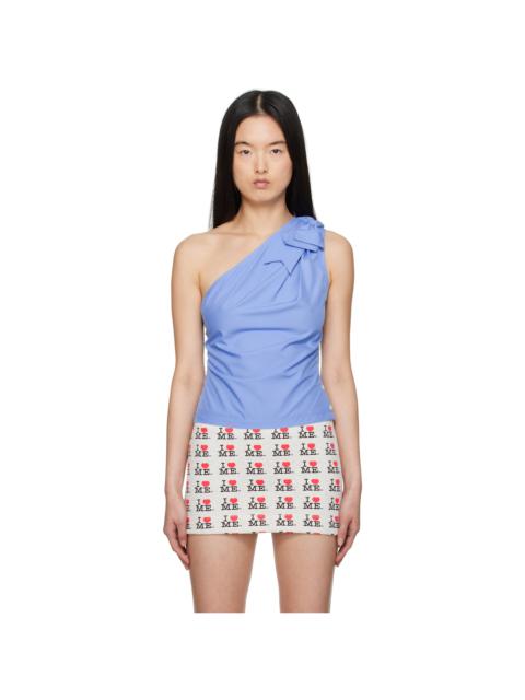 Blue Bow Top