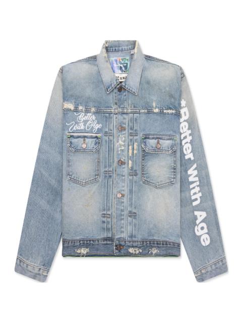 BIRMINGHAM SELVAGE DENIM JACKET - INDIGO