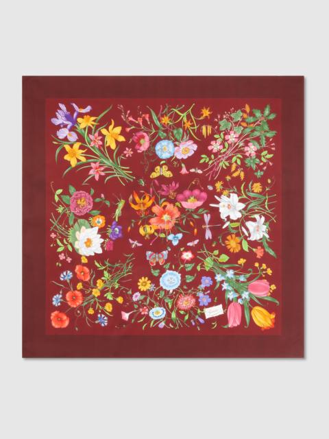 Printed silk twill carré