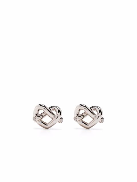 Loves Me knot stud earrings