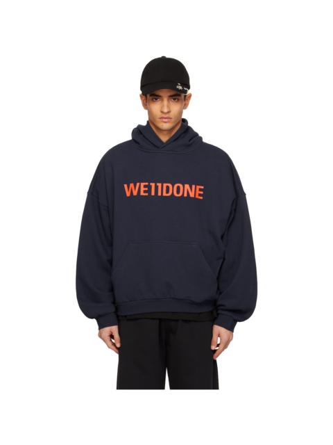 Navy 'WE11DONE' Hoodie