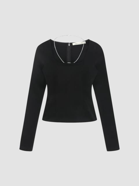 LONG SLEEVE CHAIN TOP