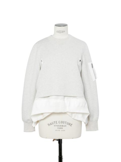 Sponge Sweat x Nylon Twill Pullover