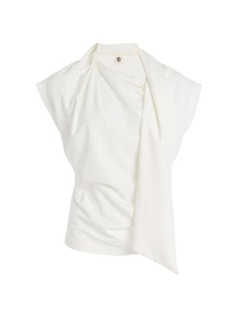 Scarf Jersey T-Shirt ivory