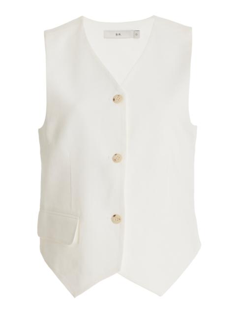 Clemence Vest white